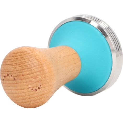 Tasseur à café bleu 51mm, manche de pilon pour machine espresso, outil de compactage de poudre (1/5)