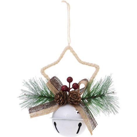 Argomento di Natale Shape Grelot - Grelot blanc/ étoile - Feeric lights & christmas (1/4)