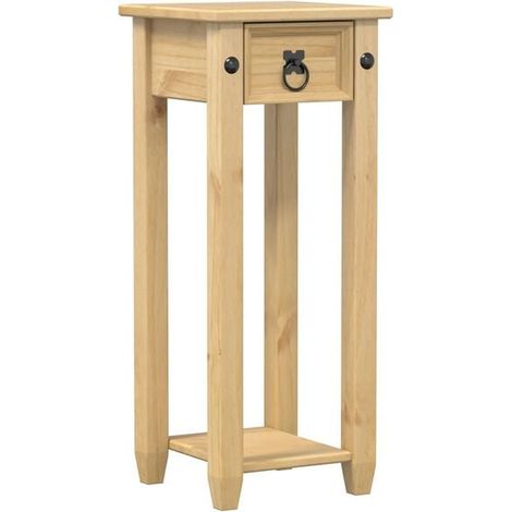 Support pour plantes Corona, 30x30x73 cm, en pin massif. (1/5)