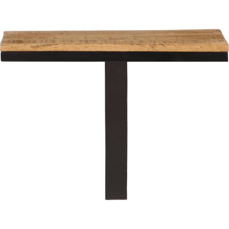 Étagère murale,Étagère flottante 40x30x32 cm bois massif de manguier et fer CFW50520 (1/5)