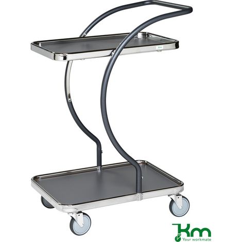 Kongamek Carrello della spesa e carrello di servizio con 2 (1/3)