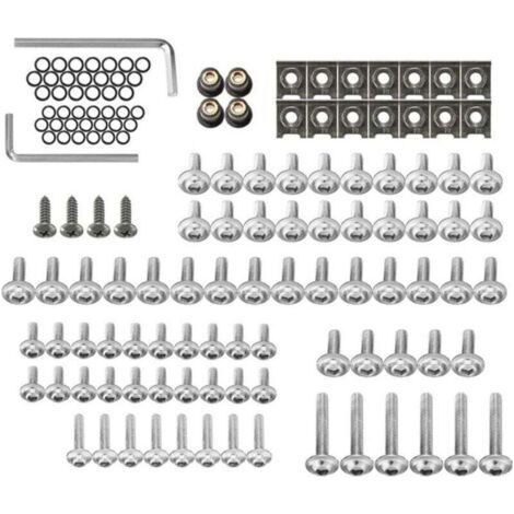 Kit de 137 vis pour carénage de moto (1/5)