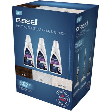 Bissell - Floor Cleaning Solution for CrossWave, SpinWave & HydroWave - 3 x 1 liter (1/2)