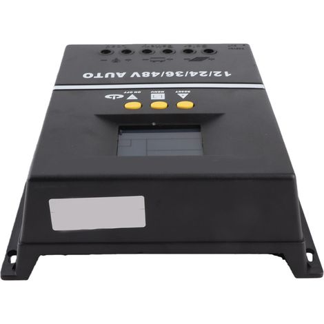 Régulateur Solaire MPPT 60A 12V 24V 36V 48V Auto Max 100V Entrée 2 Ports USB Chargeur Panneau Photovoltaïque (1/5)