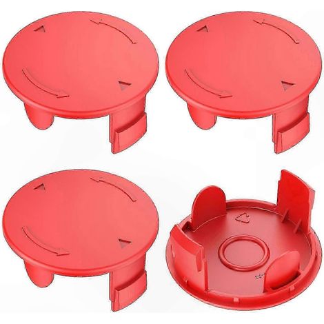 Lot de 4 capuchons de protection pour bobine compatibles avec les coupe-bordures sans fil ART 30-36 LI (1/5)