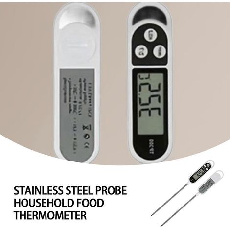 Thermomètre de cuisine numérique, thermomètre à viande, écran LCD pour la cuisine (1/4)