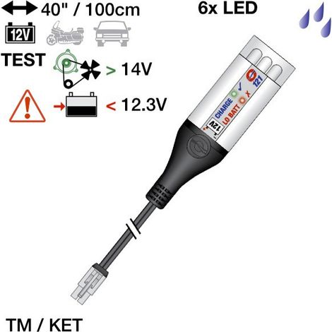 ACCESSOIRE LUMIERES LED TESTEUR TECMATE OPTIMATE O121 T121