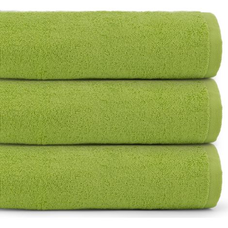 Asciugamano verde 70x140 450 g (1/2)