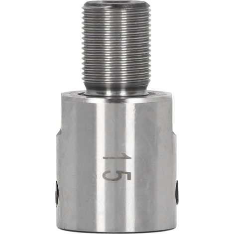 CCYKXAAdaptateur de mandrin en acier inoxydable pour tour et moulin à établi, filetage M14 x 1, 15 mm, traité thermiquement (1/5)