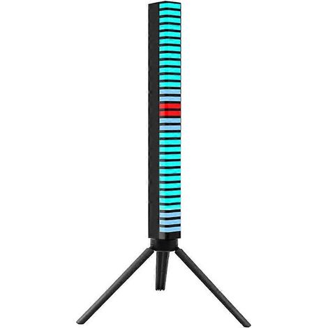 LED-Streifen-Ambientebeleuchtung fürs Auto, farbenfrohe Rhythmuslampe, Dekoration, Musik-Rhythmus-Tonabnehmer