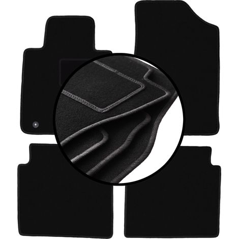 Juego de alfombrillas de terciopelo para: Kia Optima IV SW familiar (2015-)