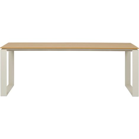 Martinus table de jardin 210x100 cm décor teck. (1/4)