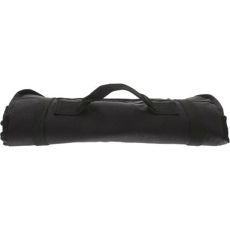 Pochette fourre-tout épaisse Oxford à 22 compartiments, sac de chef portable pour ustensiles de cuisine, rangement pour couteaux et couverts (noir)-58X35.3CM-Black (1/3)