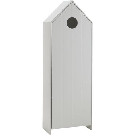 Armoire Enfant 4 Niveaux "Casami" 171cm Blanc (1/4)