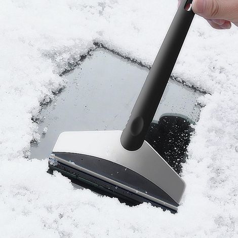 Grattoir à glace, pelle à neige, outil de dégivrage et de nettoyage de pare-brise pour voiture et camion en hiver. (1/3)