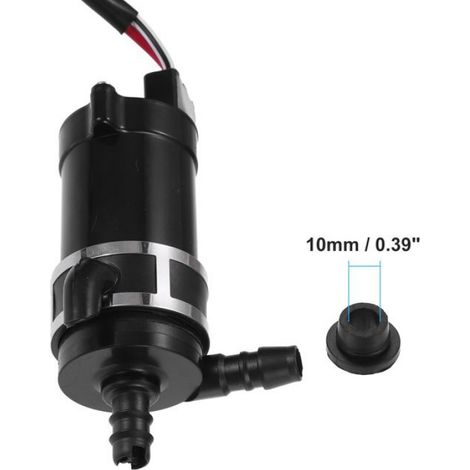 Moteur de lave-glace Pare-brise Lave-glace Moteur Pompe pour Land Rover LR2 - 1 pcs Noir (1/5)