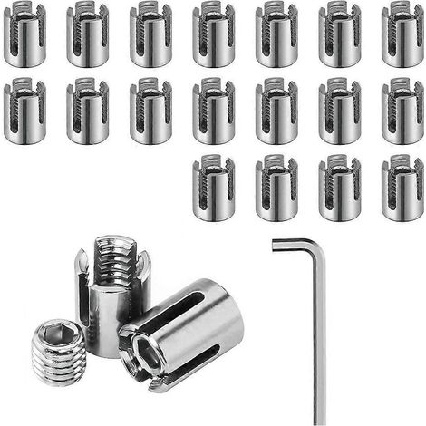20 Stück Kabelklemmen, Edelstahlklemmen