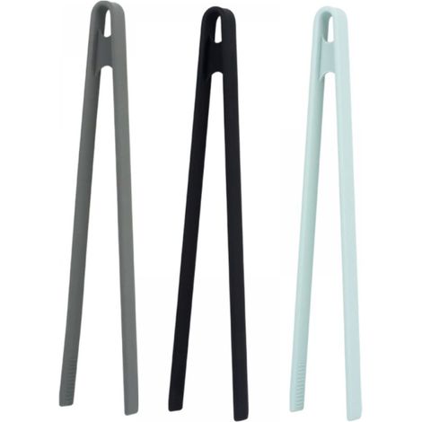 Pinces En Silicone - 32 Cm - Résistant À La Chaleur Jusqu'à 230 °C - Pour Cuisinière, Grill, Salade Et Barbecue - Lot De 3 (1/5)