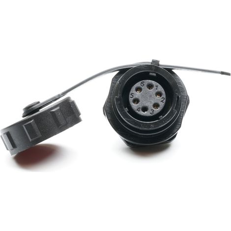 Connecteur circulaire 6 contacts, raccordement A souder ( Prix pour 1 )