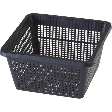 Velda Pflanzkorb PLANTMAND Kunststoff schwarz eckig 27 x 27 x 19 cm 141005 (1/2)