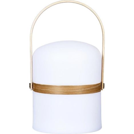 Lampe Nomade avec Anse "Baladeuse" 26cm Blanc
