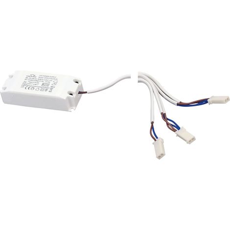 alimentation led - 12 volts dc - 12 watts - avec connecteurs - aric 50783