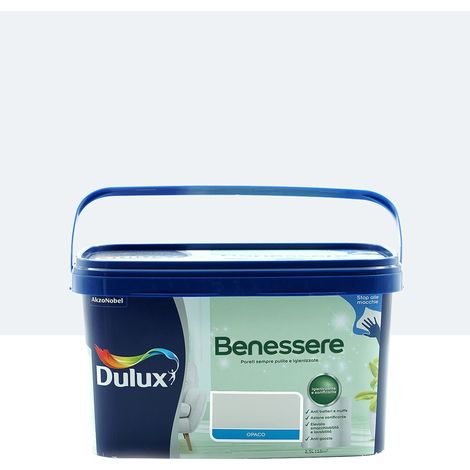 PITTURA LAVABILE ANTIMACCHIA GRIGIO NUVOLA 2.5 L DULUX BENESSERE (1/3)