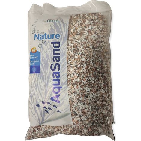 Sol décoratif 1,6-3 mm naturel cristobalite rose AquaSand 0.8 kg pour aquarium - animallparadise