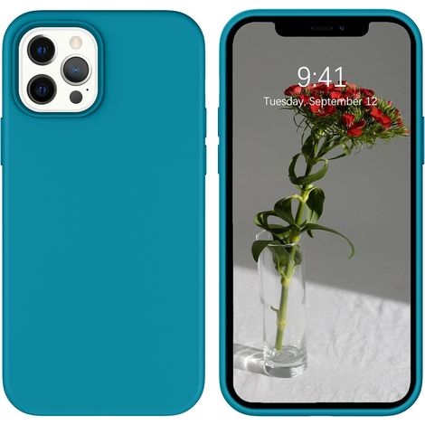 Schutzhülle für Apple iPhone 12 Pro Max, marineblau, Silikon (1/5)
