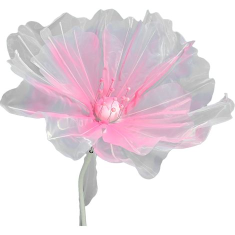 Décor de fleurs en Organza 60cm, multifonctionnel, réglable, élégant, artificiel pour la photographie (1/5)