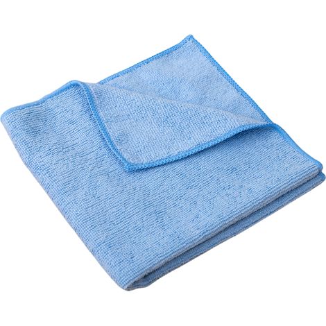 Lot de 20 chiffons de nettoyage en microfibre, coloris bleu, format 30 × 30 cm (1/5)