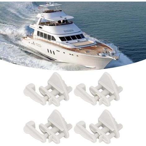 Kit de remplacement de 4 verrous de porte flottants, cadre carré, taille universelle 1-1,25 pouces, convient aux portes à charnières à gauche ou à droite (1/5)