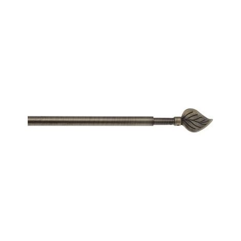 Tringle à Rideaux Ateliers28 - Embout Feuille Bronze 40-60cm
