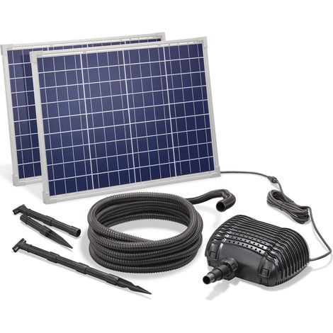 Solar Bachlaufset WATERFALL 100/2500 PRO Komplettset Solarbrunnen 101962 (1/5)