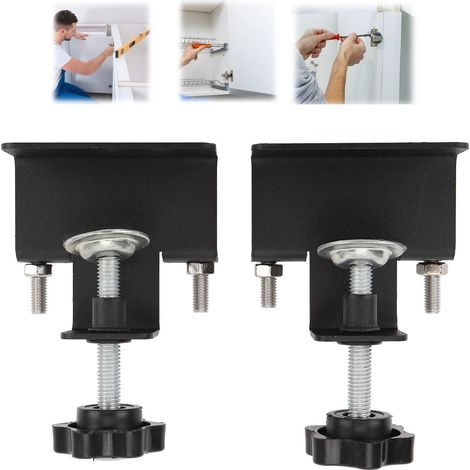 cajones con abrazadera de precisión para puertas y paneles, fabricados en acero ABS, sencillos y precisos para armarios y mesas de bricolaje o profesionales. (1/5)