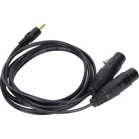 Câble répartiteur JORINDO double XLR femelle vers jack 3,5 mm