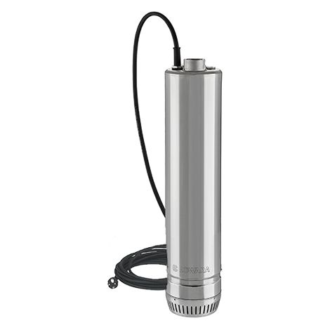 Lowara – Pompe immergée 3SC5 – Débit max 53 m³/h – Hauteur de refoulement 57 m – Acier inoxydable – Protection thermique intégrée (1/4)