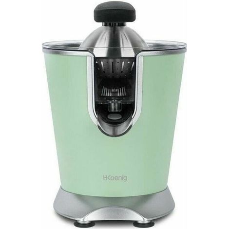 HKoenig AGR88, Exprimidor eléctrico, 160 W, Acero Inoxidable, Verde Pastel