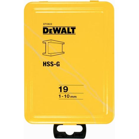 DEWALT Dt5923 Extreme Metal Drill Bit Set, 19 Piece