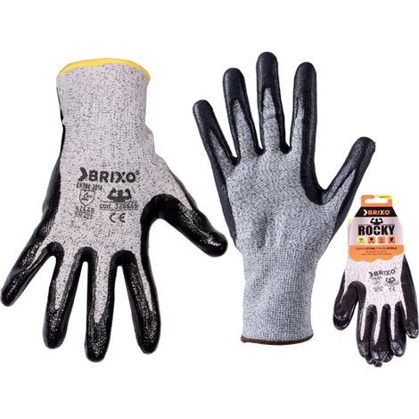 GUANTI ROCKY COTONE/NITRILE M