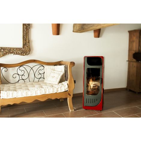 Stufa a Bioetanolo Fiammetta Statica Bordeaux / Beige (1/2)
