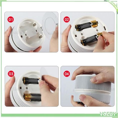 Mini aspirateur de bureau - FAFEICY - Mini - 2x piles AA - Brosse nylon - Compact 8x6 cm (1/5)