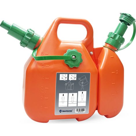 Bidon double pour tronçonneuse 6 et 2,5 litres
