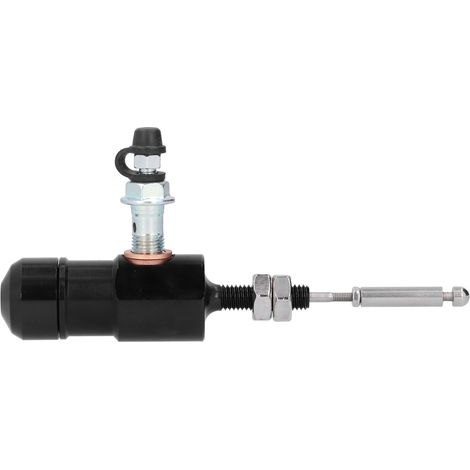 Maître-cylindre d'embrayage hydraulique universel M10x1.25mm pour moto, tige de pompe à transfert efficace, noir (1/5)