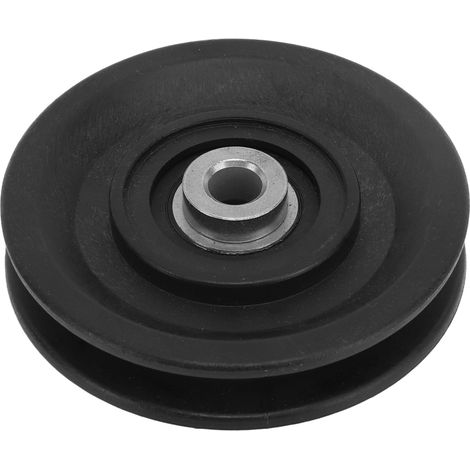 Lot de 10 poulies de 3,5 pouces en nylon silencieux et durable, à roulement universel, pour grues, équipements de gym, portes de garage, échelles et ascenseurs. (1/5)