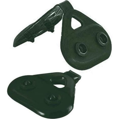 Clip Fixation à Suspendre pour Filet d'ombrage pour Serre de Jardin, Polyvalent, Résistant à l'hiver, Facile à Utiliser - 50 Pièces (1/4)