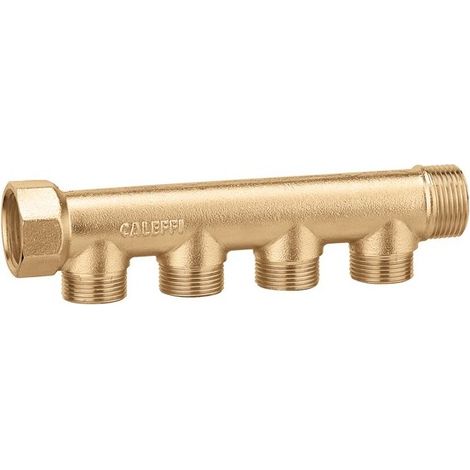 Collettore semplice e componibile 3/4" 4 derivazioni Caleffi 349040 3/4” - 4