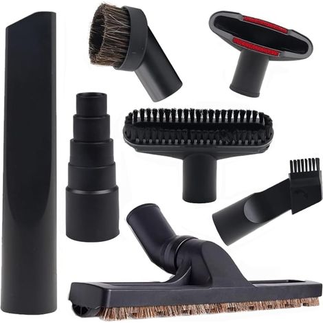7 Stück Staubsaugeraufsätze Ersatz für Shop Vac Zubehör mit, 1 7/8„ auf 1“ Adapter für Shop Vac, 1 1/4“ Haushaltsreinigungszubehör Bürstenset für Shop Vac Aufsatz (1/5)
