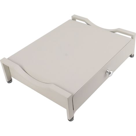 Porte-gobelet coulissant tiroir de rangement multifonction support présentoir blanc S pour maison (1/5)