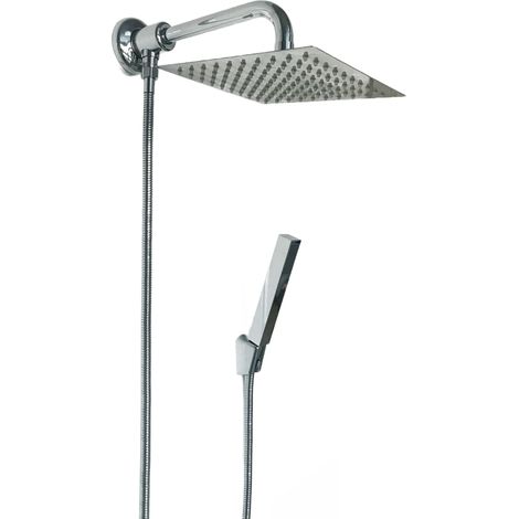 Ensemble de douche carré, complet en laiton (1/4)